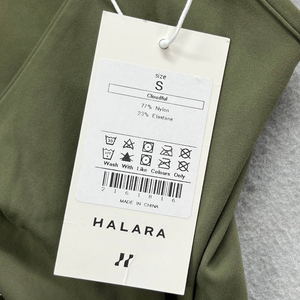 Halara Athletic Dress Womens S Olive Green Cloudful Stretch A-Line Tennis Mini - Picture 10 of 12